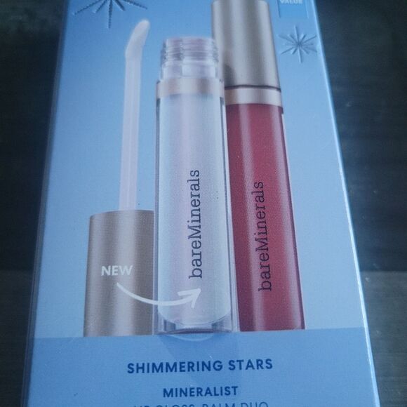 bareMinerals Shimmering Stars Lip Gloss Balm Duo - Picture 1 of 2